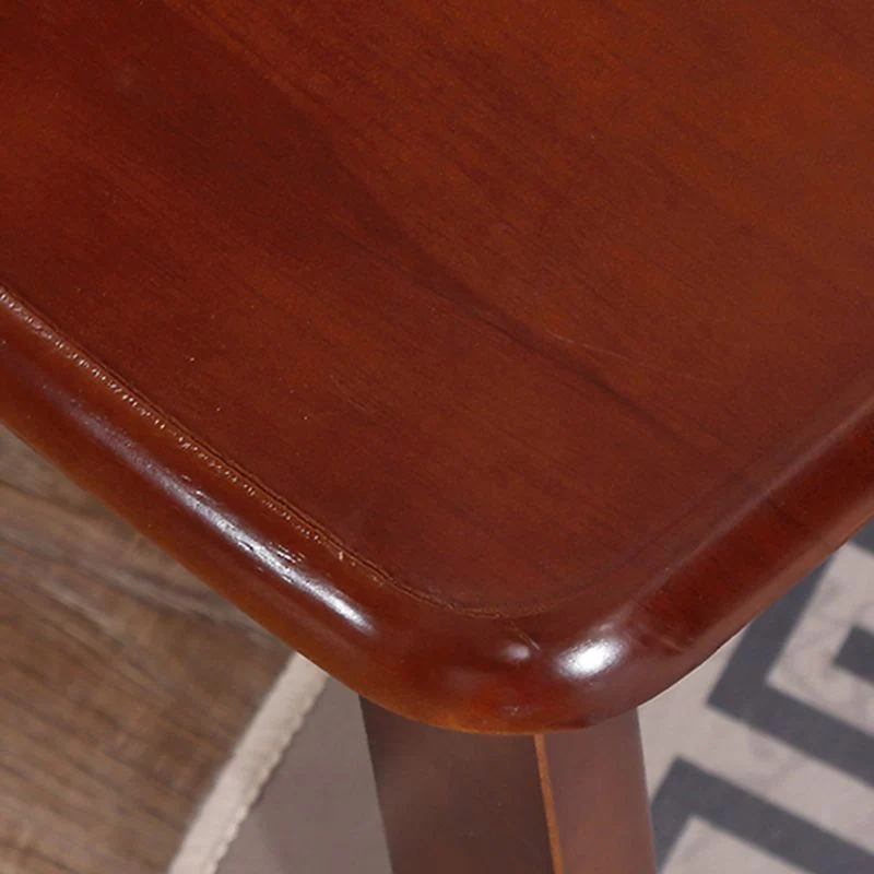 Sedie da pranzo laterali legno industriali con sedia laterale larga 16,5" senza braccioli Clearhalo