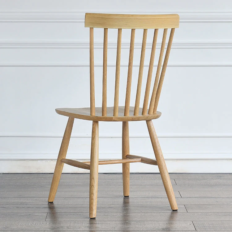Sedie da pranzo laterali legno minimaliste Sedia con schienale Windsor per la casa Clearhalo