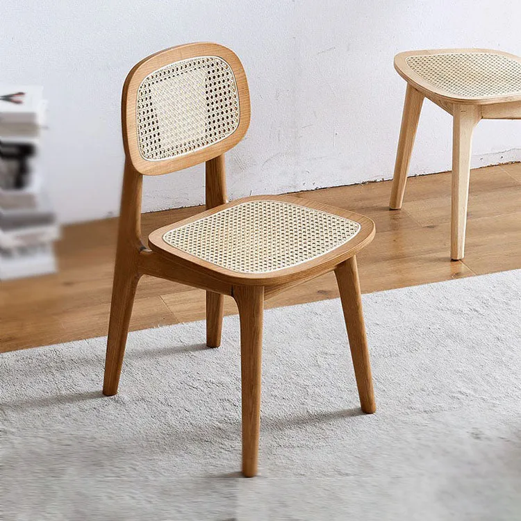 Sedie da pranzo laterali moderne Sedie da pranzo legno di frassino per sala da pranzo Clearhalo