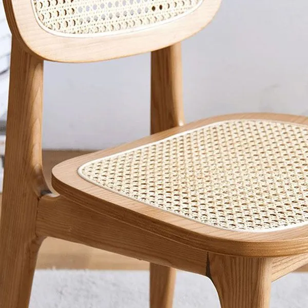 Sedie da pranzo laterali moderne Sedie da pranzo legno di frassino per sala da pranzo Clearhalo