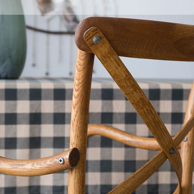 Sedie da pranzo legno per fattorie Sedie da pranzo vimini per uso ristorante Clearhalo