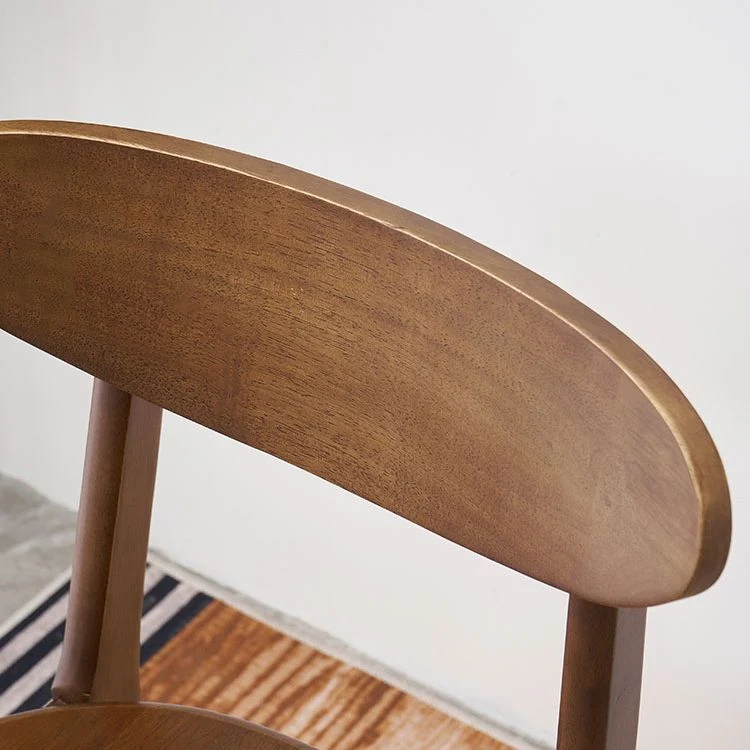 Sedie da pranzo legno stile moderno Sedia da pranzo laterale per cucina con schienale aperto (set di 2) Clearhalo