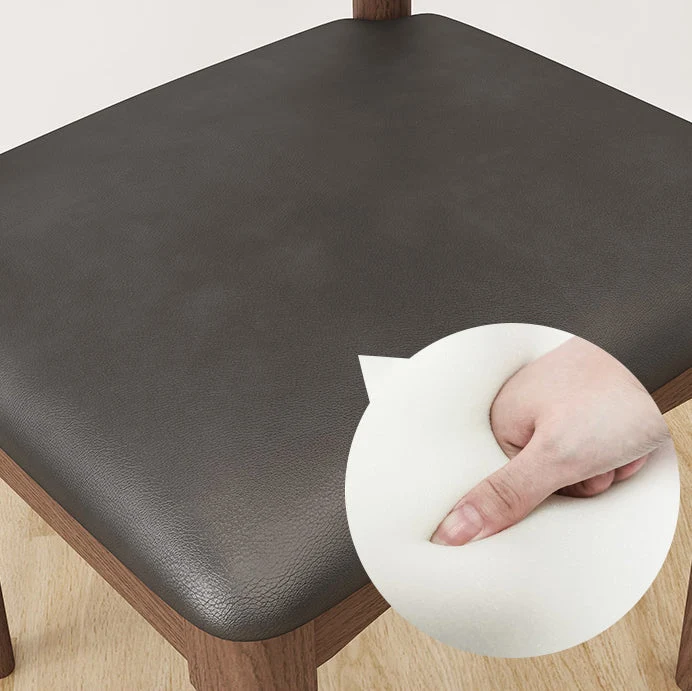 Sedie da pranzo legno stile moderno Sedia da pranzo con schienale aperto senza braccioli Clearhalo