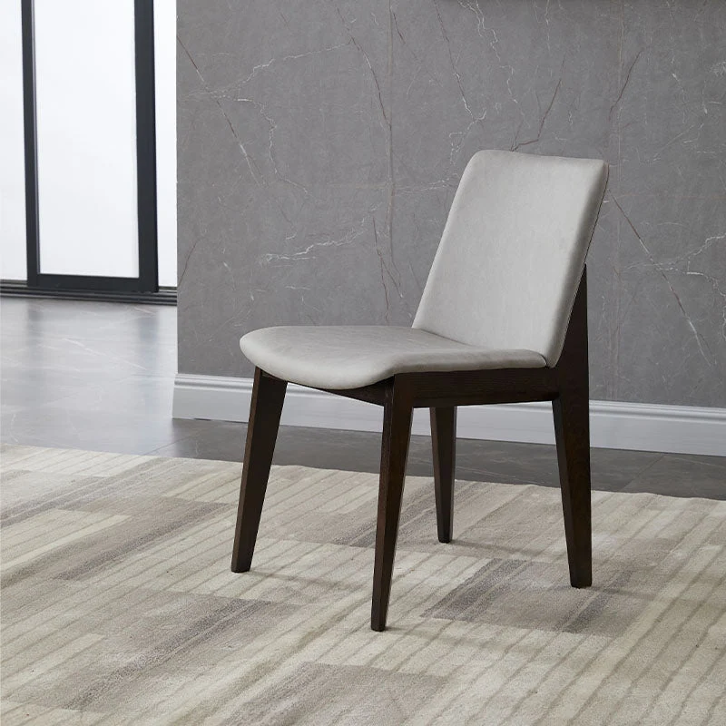 Sedie da pranzo legno stile moderno Sedie laterali da pranzo senza braccioli per cucina Clearhalo