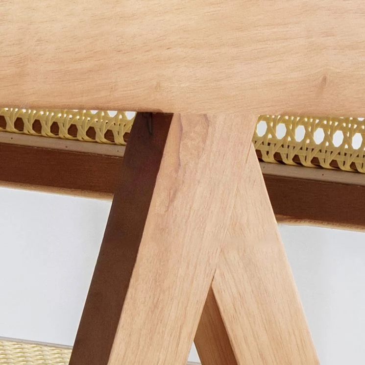 Sedie da pranzo legno stile scandinavo Sedia da pranzo laterale con schienale aperto singola Clearhalo