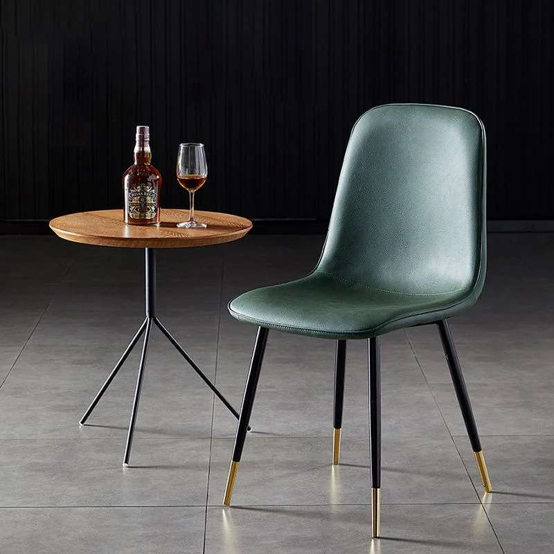 Sedie da pranzo metallo da cucina stile nordico Sedia da pranzo senza braccioli Clearhalo