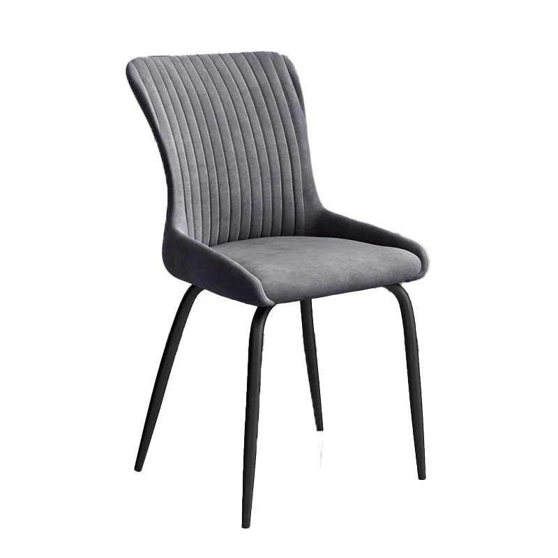Sedie da pranzo metallo stile moderno Sedie laterali da pranzo senza braccioli da cucina Clearhalo