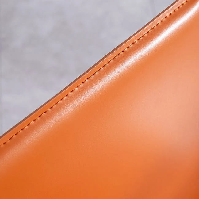 Sedie da pranzo metallo stile scandinavo Sedia senza braccioli con schienale massiccio per la casa Clearhalo