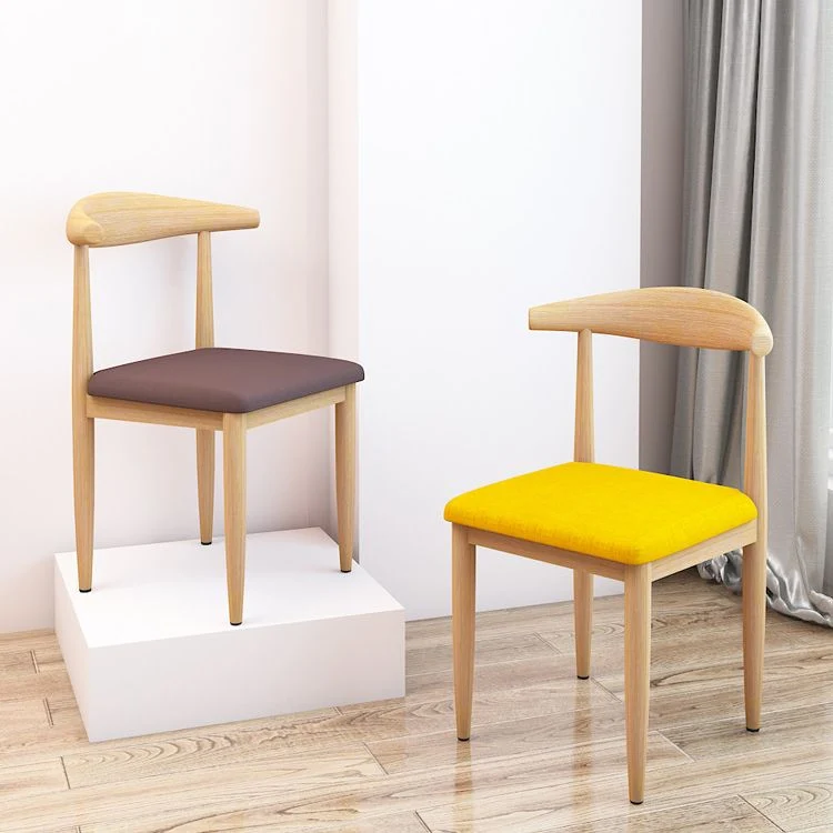 Sedie da pranzo metallo stile scandinavo Sedia da pranzo laterale senza braccioli per sala da pranzo Clearhalo