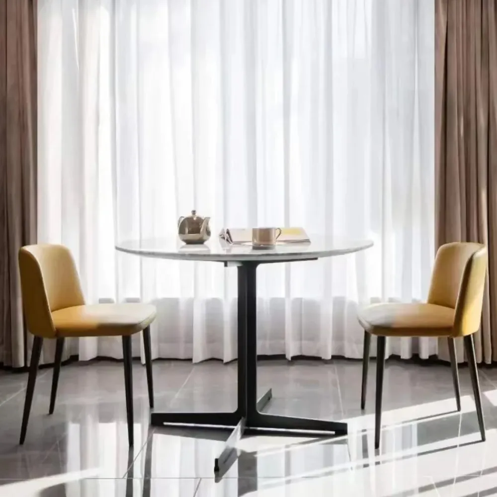 Sedie da pranzo minimaliste imbottite senza braccioli Sedie con schienale solido Clearhalo