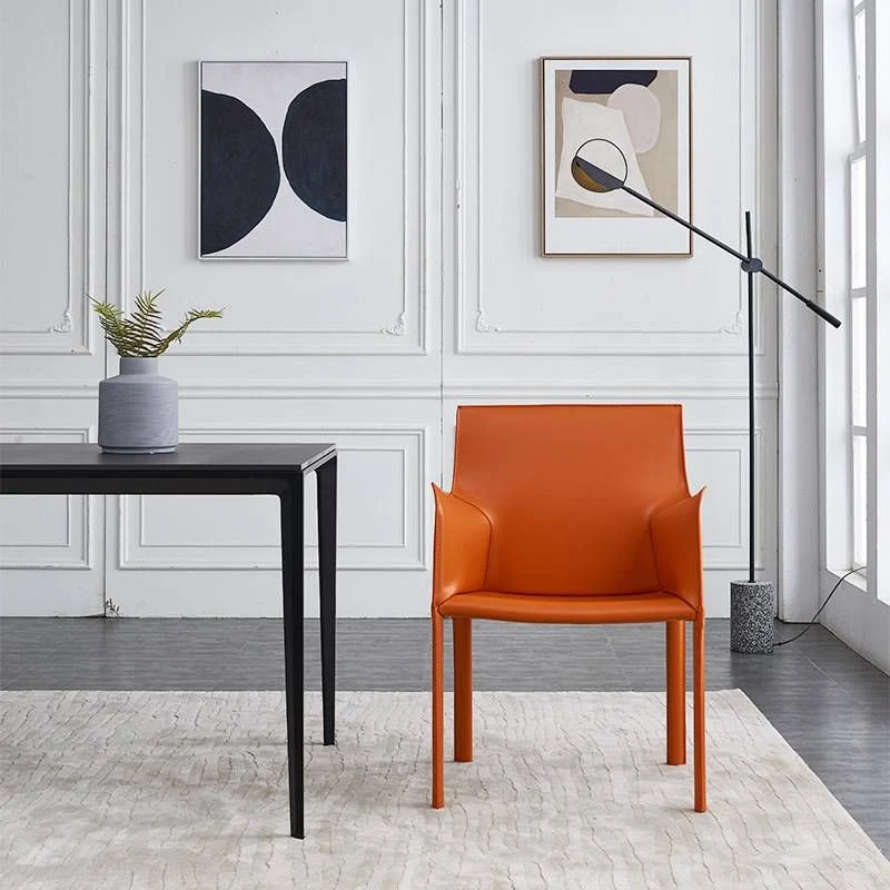 Sedie da pranzo moderne imbottite ecopelle per la casa Clearhalo