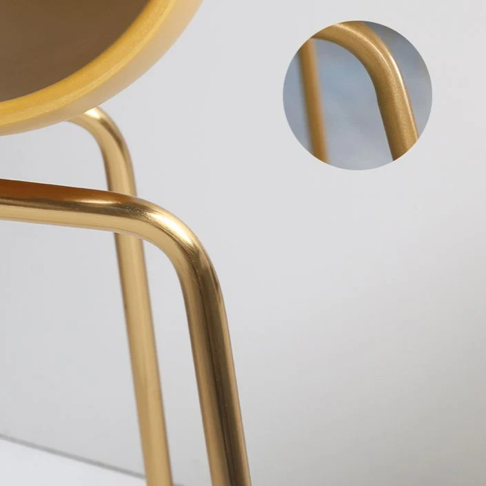 Sedie da pranzo moderne metallo senza braccioli Sedie da pranzo plastica per ristorante Clearhalo