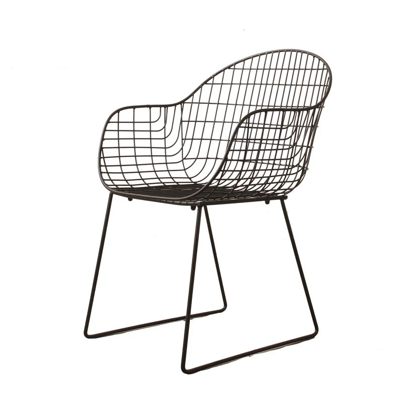 Sedie da pranzo moderne pelle PU Poltrone da pranzo metallo per uso ristorante Clearhalo