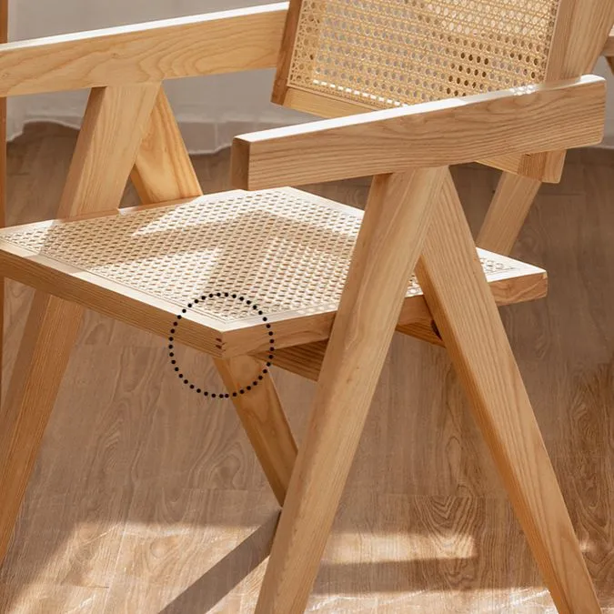 Sedie da pranzo moderne per cucina Sedie laterali legno di quercia per la casa Clearhalo