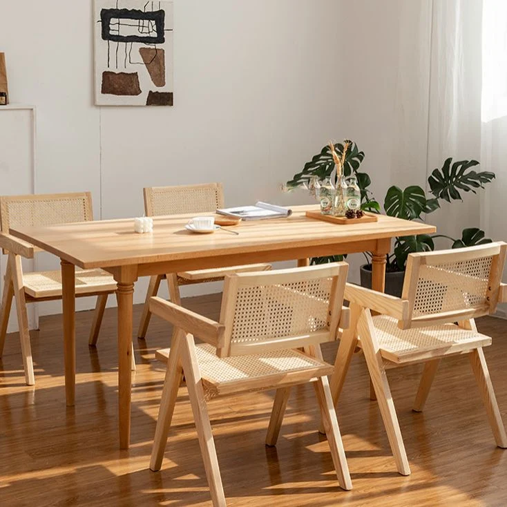 Sedie da pranzo moderne per cucina Sedie laterali legno di quercia per la casa Clearhalo