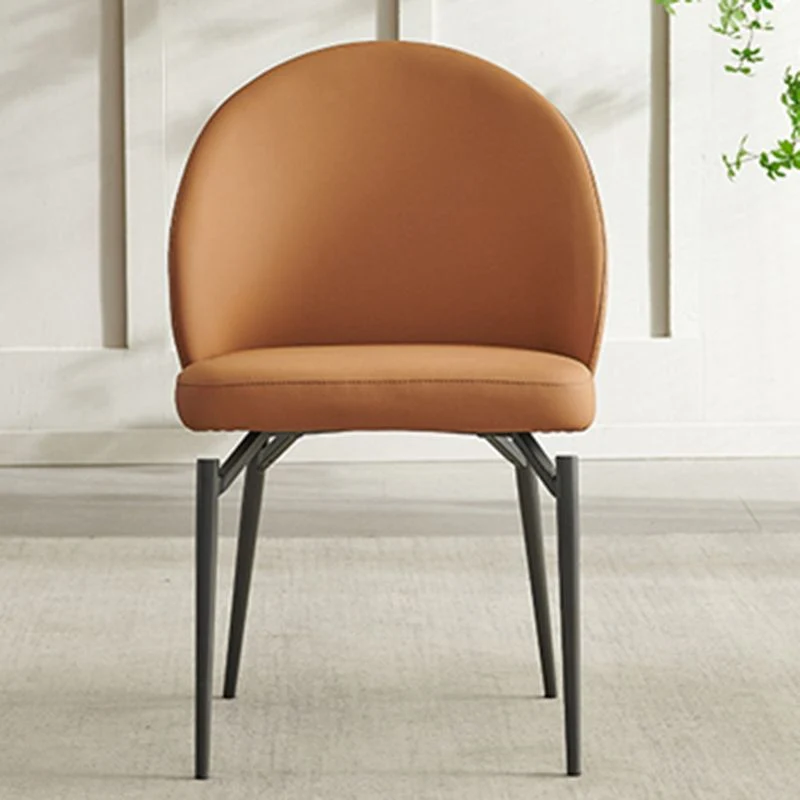 Sedie da pranzo moderne senza braccioli imbottite con sedia da pranzo moderna Clearhalo