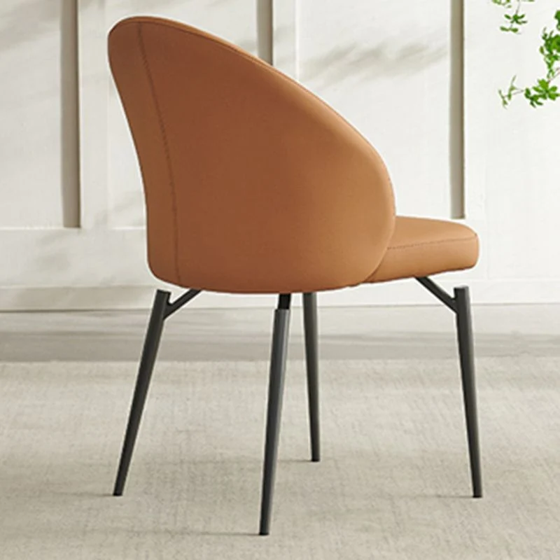 Sedie da pranzo moderne senza braccioli imbottite con sedia da pranzo moderna Clearhalo