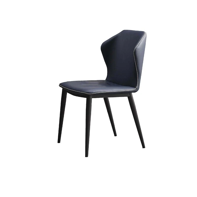 Sedie da pranzo moderne senza braccioli per cucina con gambe metallo Clearhalo