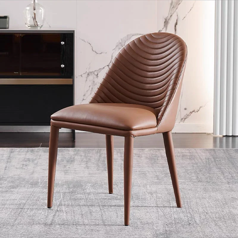 Sedie da pranzo moderne senza braccioli Sedia laterale imbottita con schienale basso Clearhalo