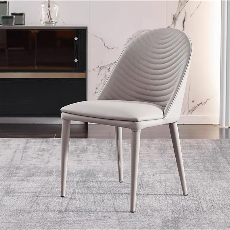 Sedie da pranzo moderne senza braccioli Sedia laterale imbottita con schienale basso Clearhalo