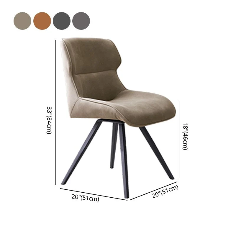 Sedie da pranzo pelle con braccioli stile moderno Sedia con schienale alto per cucina Clearhalo