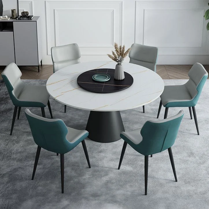 Sedie da pranzo pelle stile moderno Wingback Parsons Arm Chairs (set di 2) Clearhalo