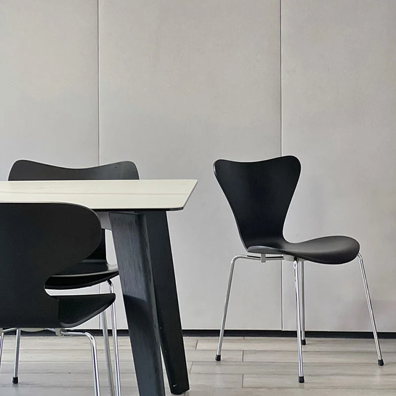 Sedie da pranzo per cucina industriale Sedie da pranzo senza braccioli con gambe metallo Clearhalo