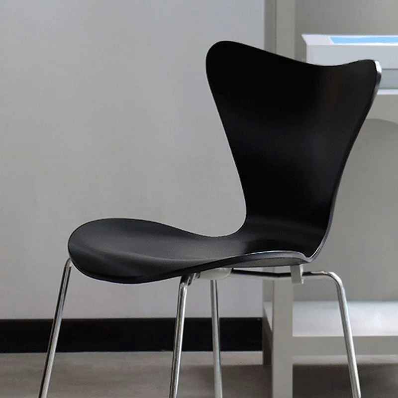 Sedie da pranzo per cucina industriale Sedie da pranzo senza braccioli con gambe metallo Clearhalo