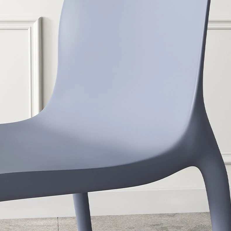 Sedie da pranzo plastica stile nordico Sedie da pranzo senza braccioli da cucina Clearhalo