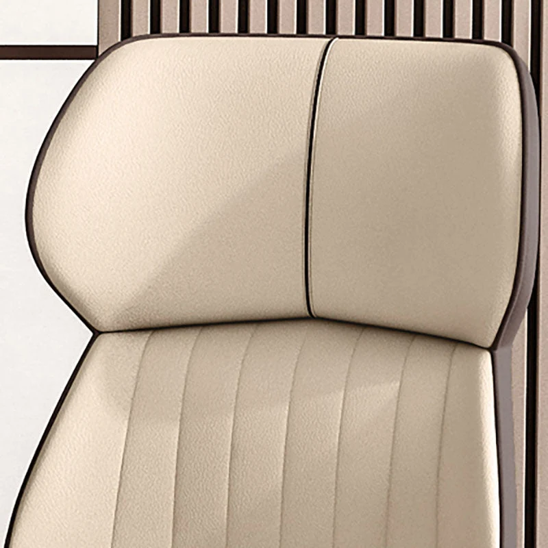 Sedie da pranzo scandinave con braccioli Wingback per sedie da pranzo pelle per la casa Clearhalo