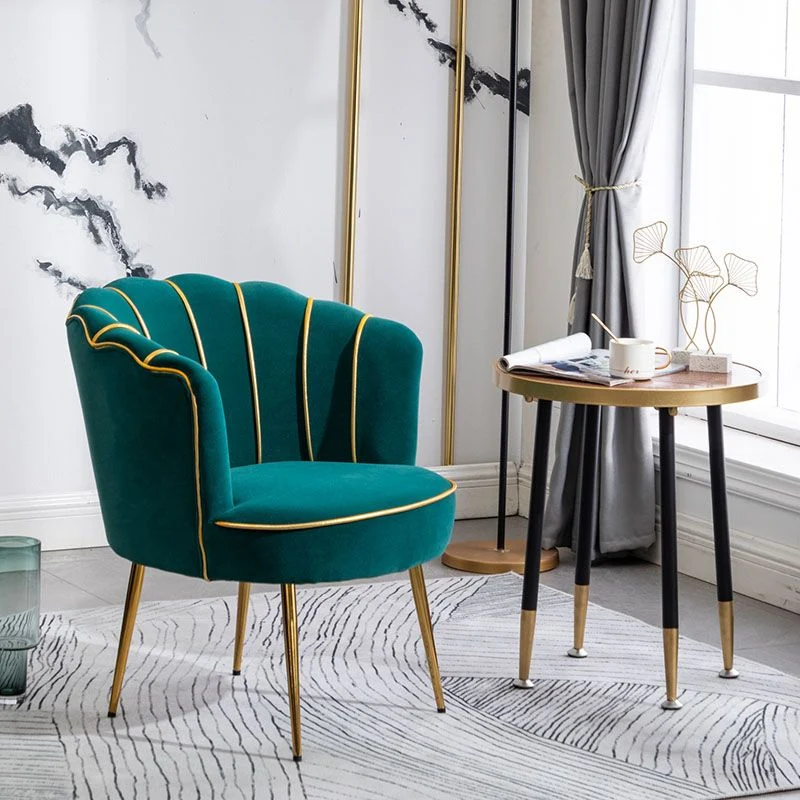 Sedie da pranzo scandinave imbottite senza braccioli Sedie con schienale massiccio per la casa Clearhalo