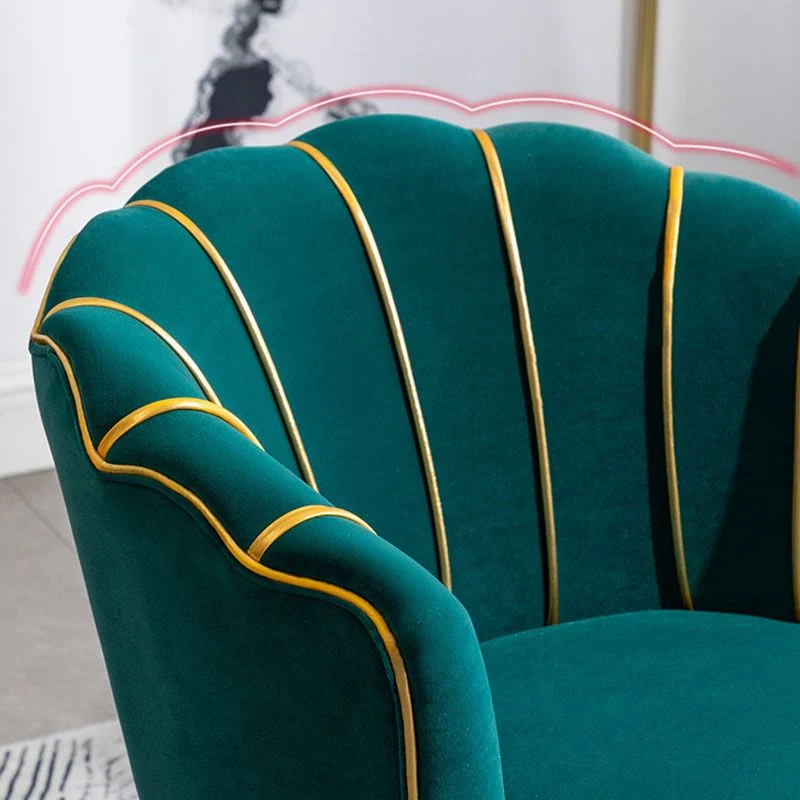 Sedie da pranzo scandinave imbottite senza braccioli Sedie con schienale massiccio per la casa Clearhalo
