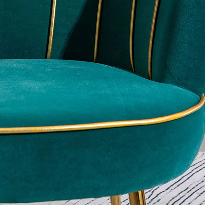 Sedie da pranzo scandinave imbottite senza braccioli Sedie con schienale massiccio per la casa Clearhalo