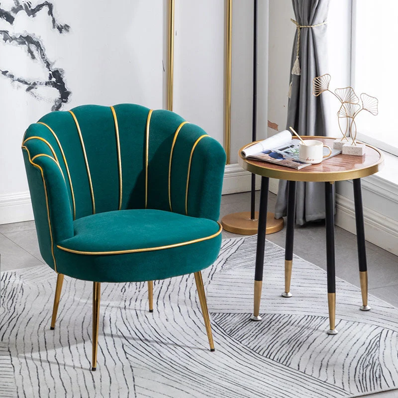 Sedie da pranzo scandinave imbottite senza braccioli Sedie con schienale massiccio per la casa Clearhalo