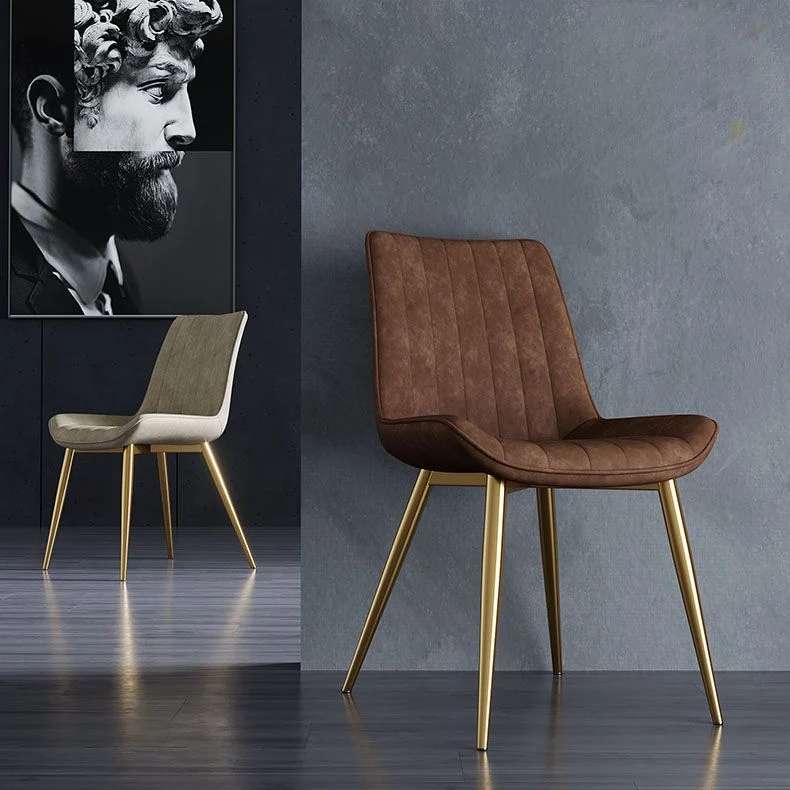 Sedie da pranzo scandinave metallo per interni ed esterni Sedia Parsons con gambe metallo Clearhalo
