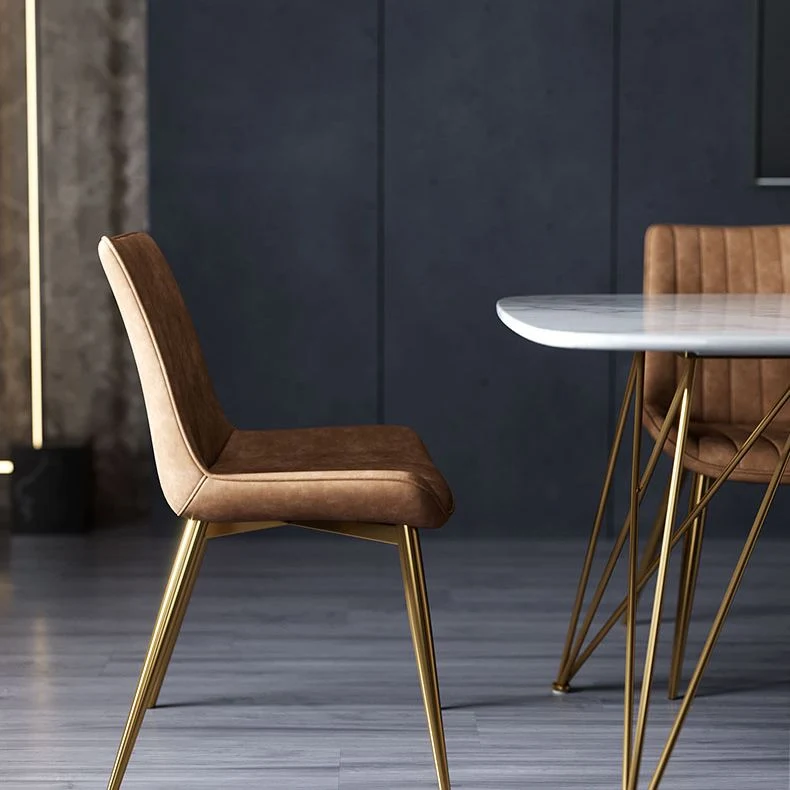 Sedie da pranzo scandinave metallo per interni ed esterni Sedia Parsons con gambe metallo Clearhalo