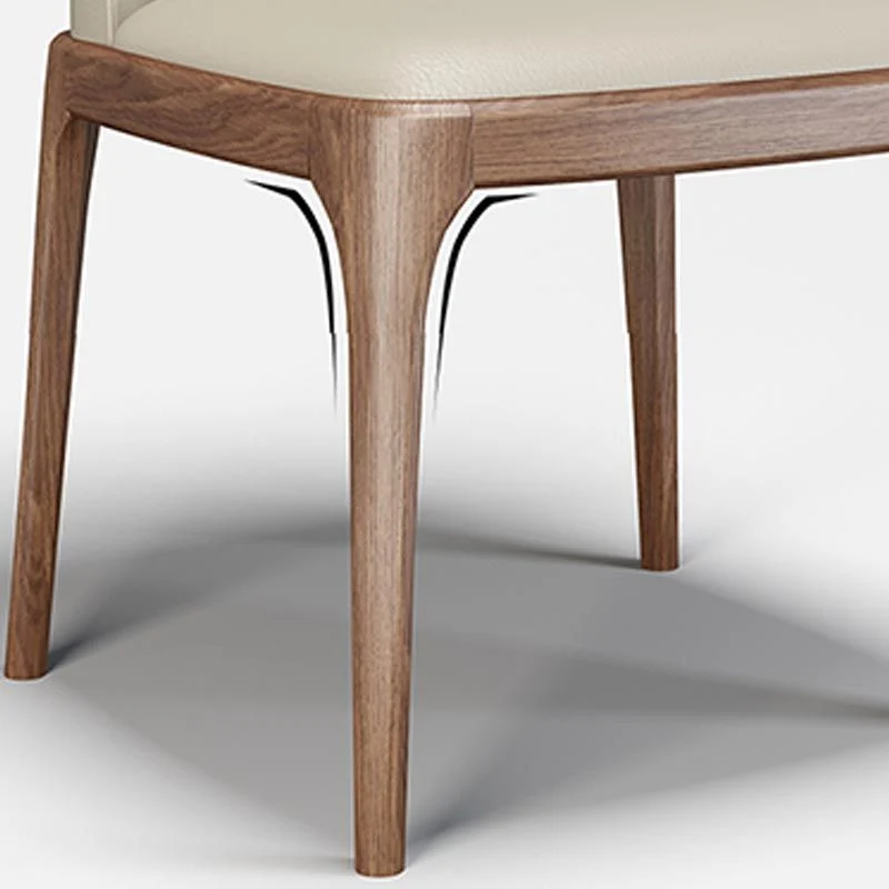 Sedie da pranzo Sedie laterali legno di quercia stile moderno per sala da pranzo Clearhalo