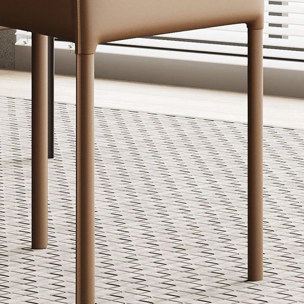 Sedie da pranzo Sedie laterali moderne ecopelle per sala da pranzo Clearhalo