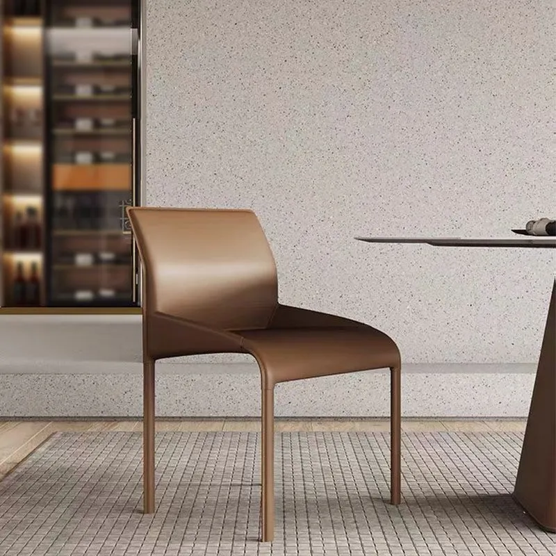 Sedie da pranzo Sedie laterali moderne ecopelle per sala da pranzo Clearhalo
