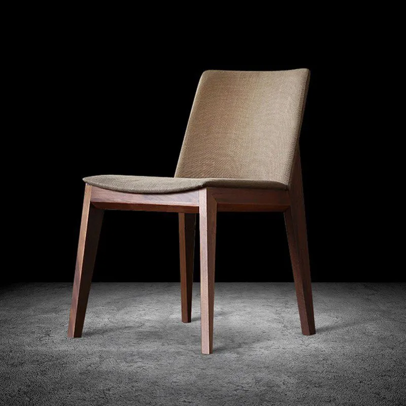 Sedie da pranzo senza braccioli da cucina legno Sedie Parsons contemporanee Clearhalo