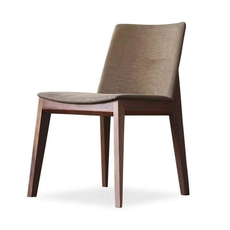 Sedie da pranzo senza braccioli da cucina legno Sedie Parsons contemporanee Clearhalo
