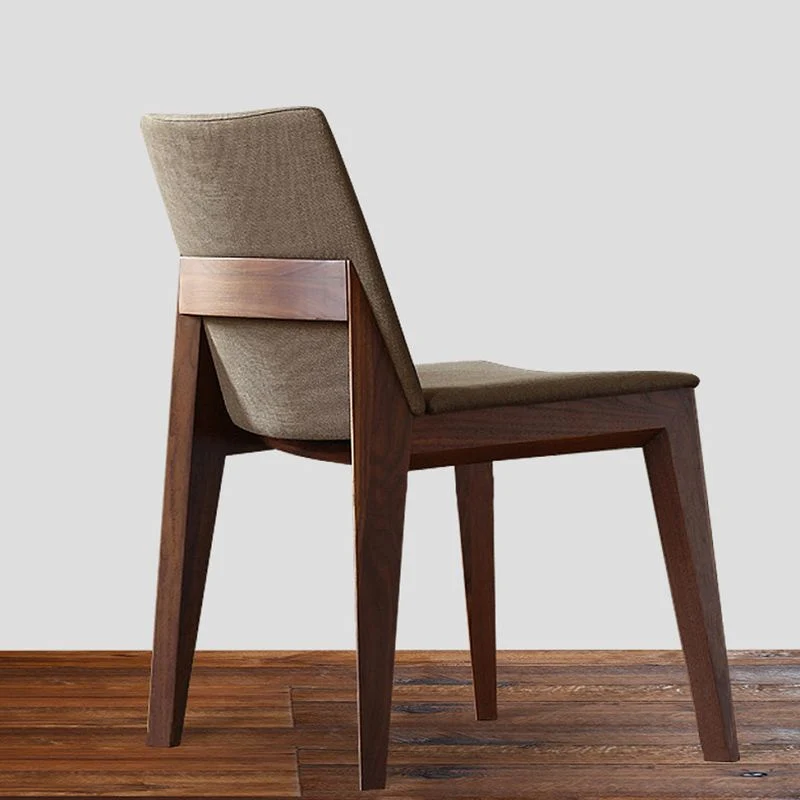 Sedie da pranzo senza braccioli da cucina legno Sedie Parsons contemporanee Clearhalo