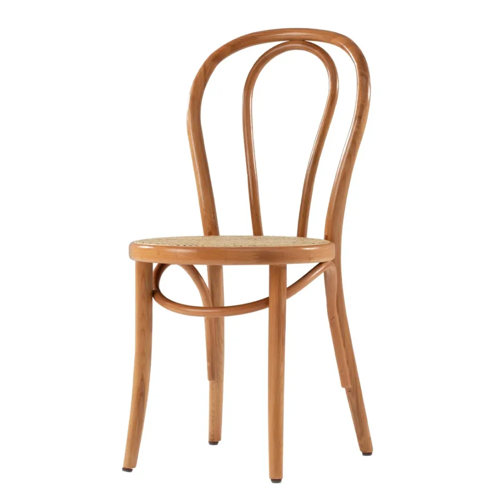Sedie da pranzo senza braccioli legno curvato Sedie laterali da pranzo legno con gambe faggio Clearhalo