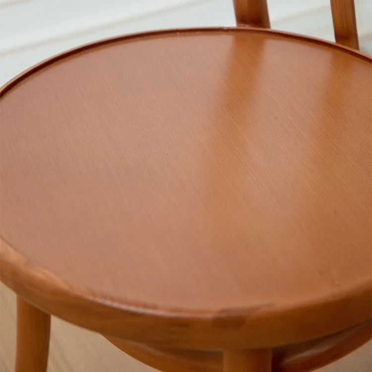 Sedie da pranzo senza braccioli legno curvato Sedie laterali da pranzo legno con gambe faggio Clearhalo