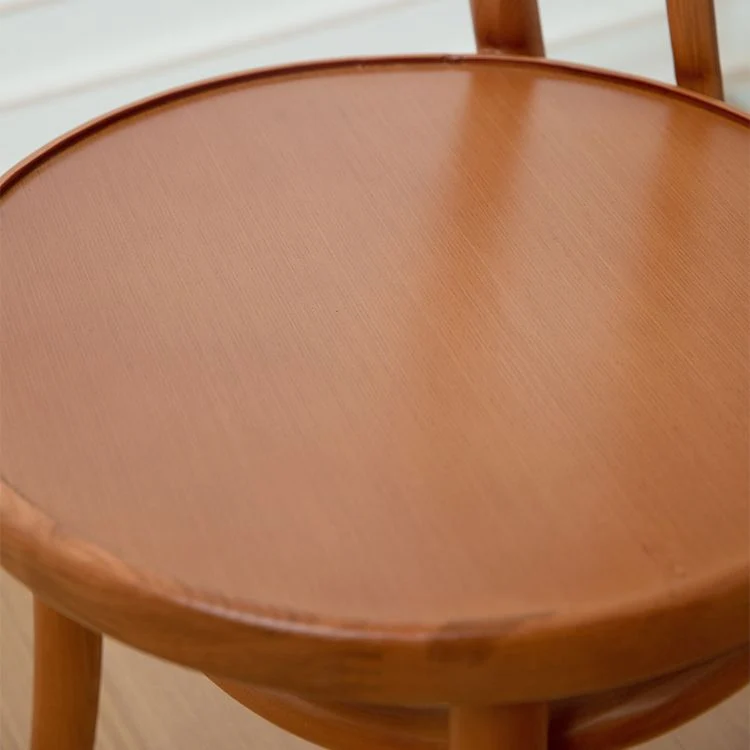 Sedie da pranzo senza braccioli legno curvato Sedie laterali da pranzo legno con gambe faggio Clearhalo
