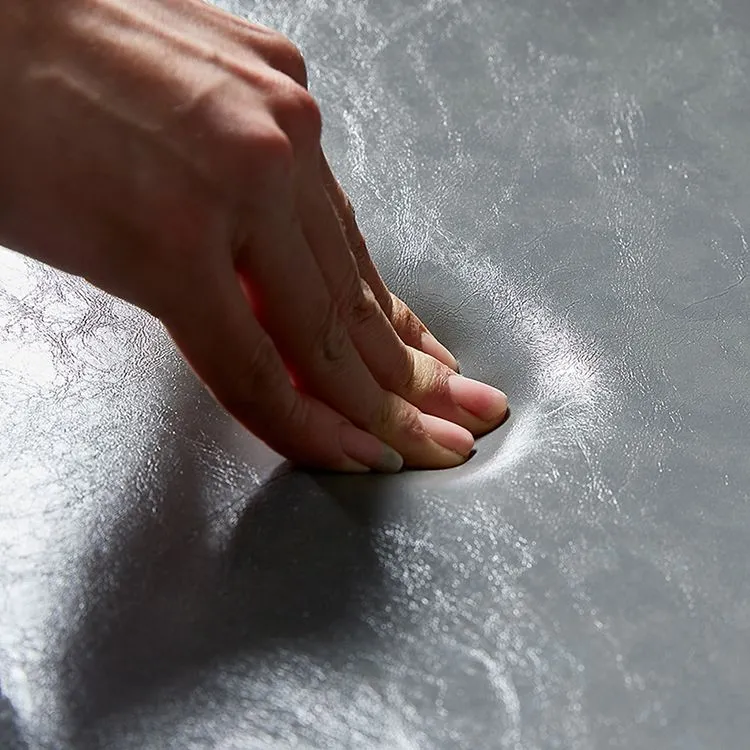 Sedie da pranzo senza braccioli pelle PU Sedia laterale da pranzo con schienale solido e gambe metallo Clearhalo