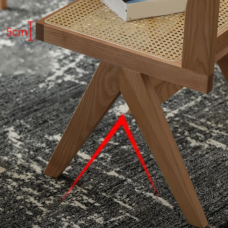 Sedie da pranzo senza braccioli Sedie laterali moderne legno massello per sala da pranzo Clearhalo