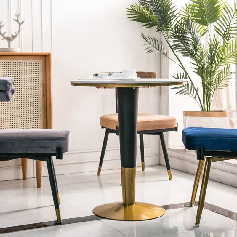 Sedie da pranzo senza braccioli stile glam Sedia da pranzo per la casa tessuto Clearhalo