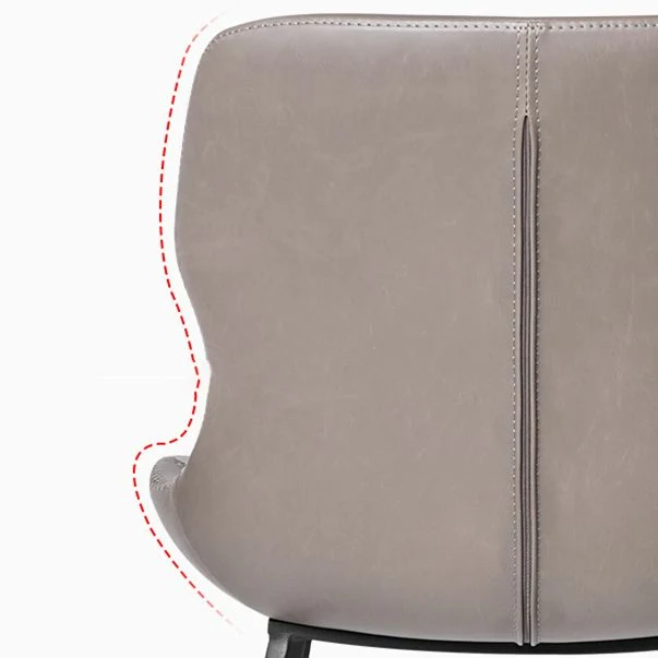 Sedie da pranzo e stile industriali ecopelle e metallo per la cucina Clearhalo