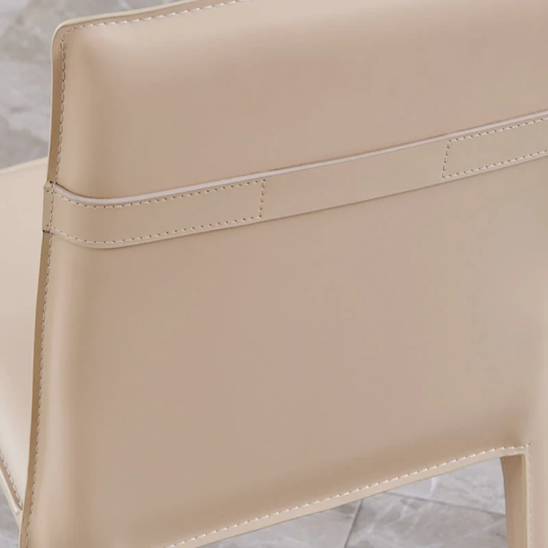 Sedie da pranzo stile moderno Sedia da pranzo senza braccioli con gambe metallo per cucina Clearhalo